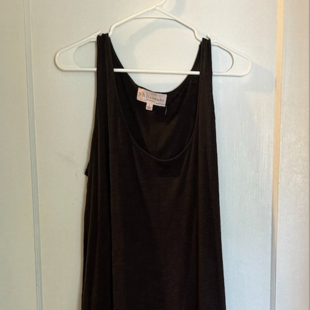 Philosophy Asymmetrical Gray Dress